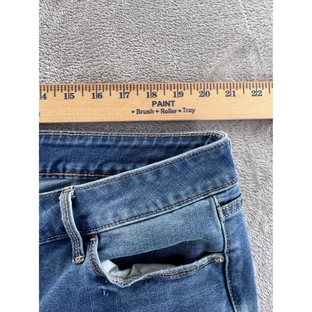 Old Navy Bootcut Jeans Womens 22 Blue High Rise Stretch Y2K‎ Denim Kicker Fit